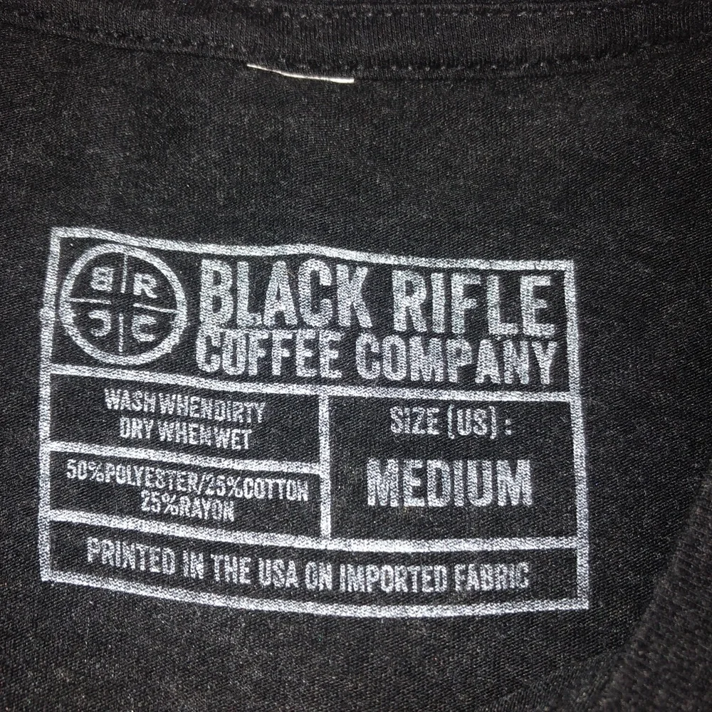 Black rifle coffee company t shirt size medium - Picture 3 of 5